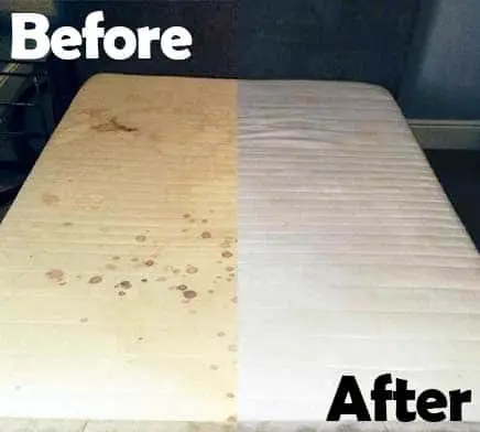 Mattress Clean Before and AfterMattress Clean Before and After